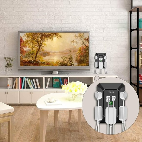 USB Wall Charger, Surge Protector, 5 Outlet Extender - Picture 6 of 6